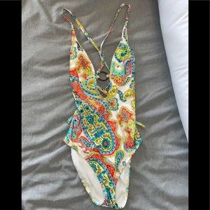 Super Cute Strappy One Piece Swimsuit